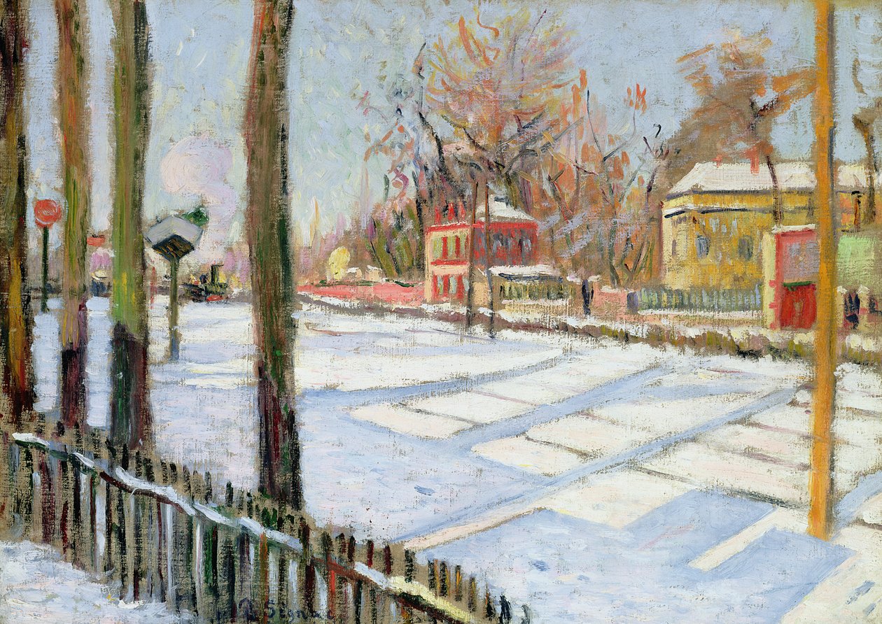 Snøen, Bois, 1886 av Paul Signac