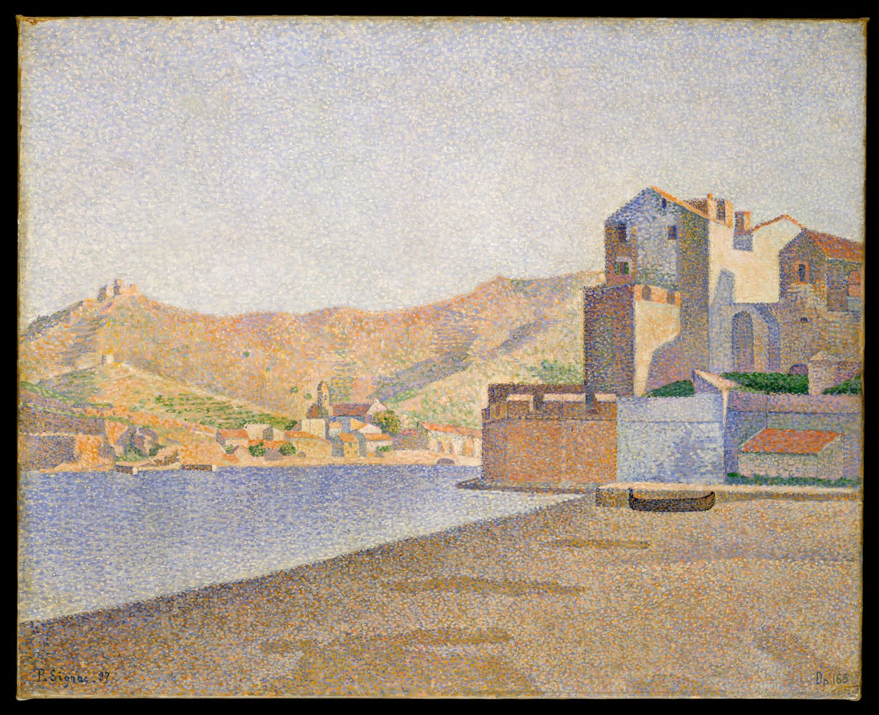 Town Beach, Collioure, opus 165 av Paul Signac