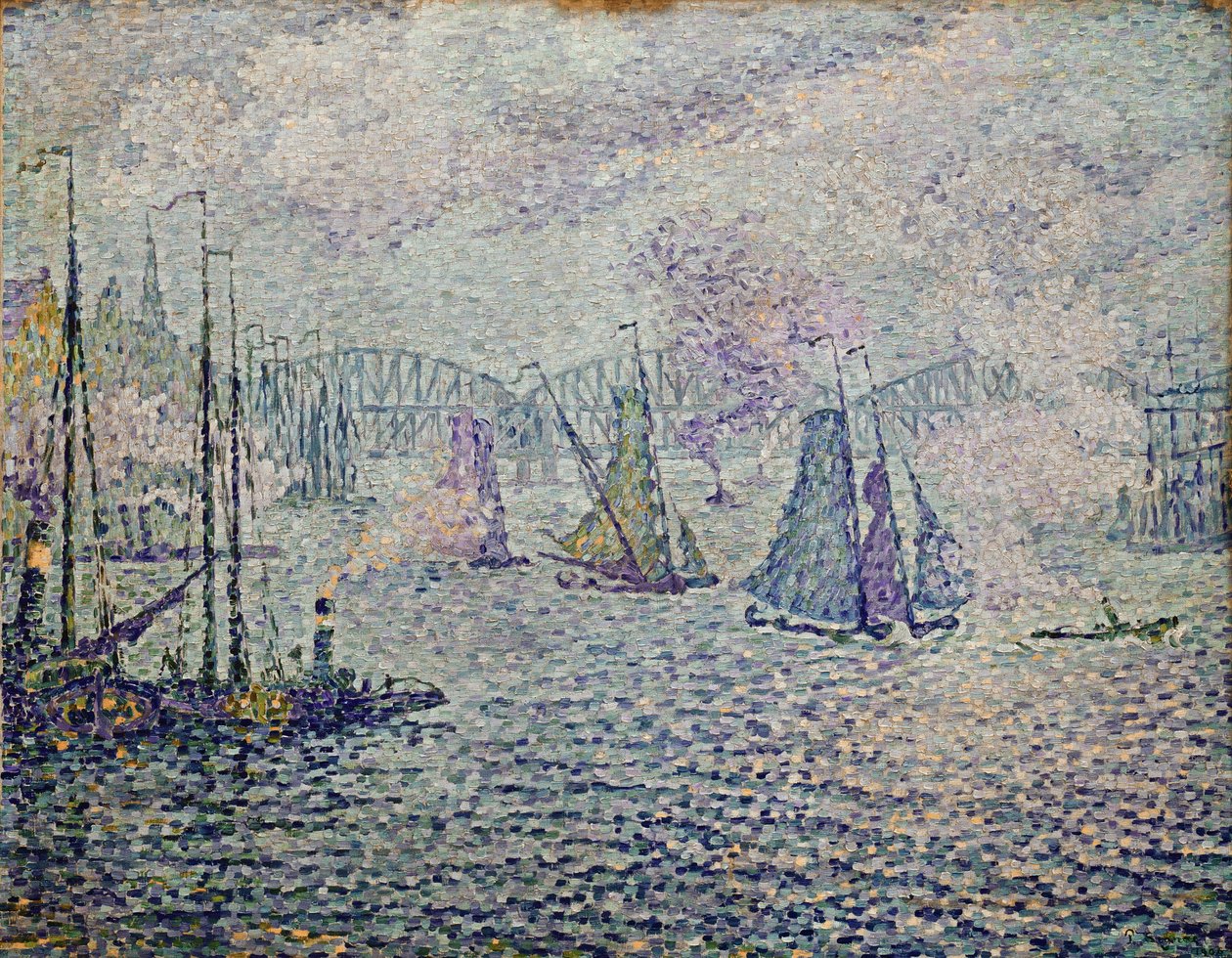 Havnen i Rotterdam av Paul Signac