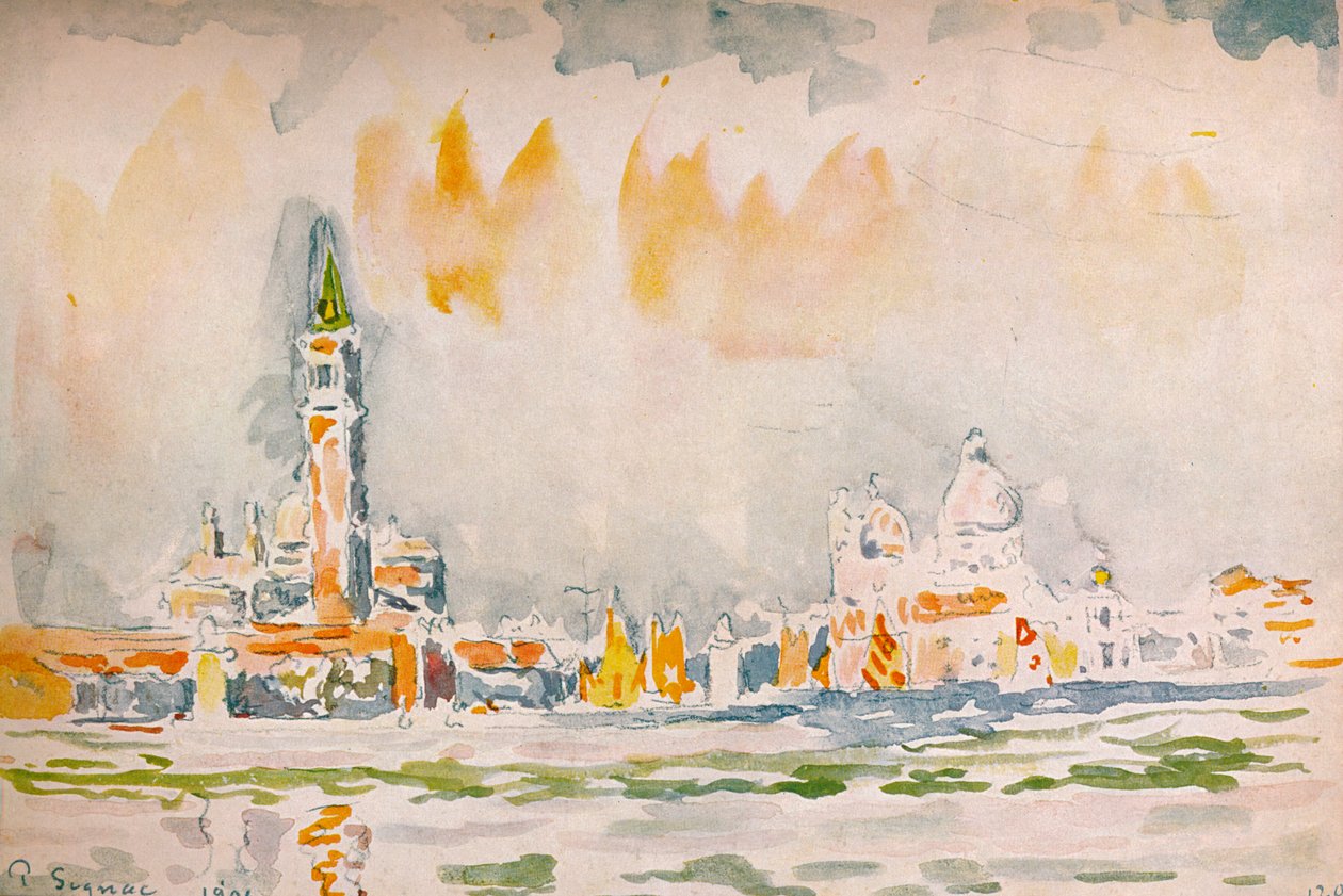 Venezia, 1906 av Paul Signac