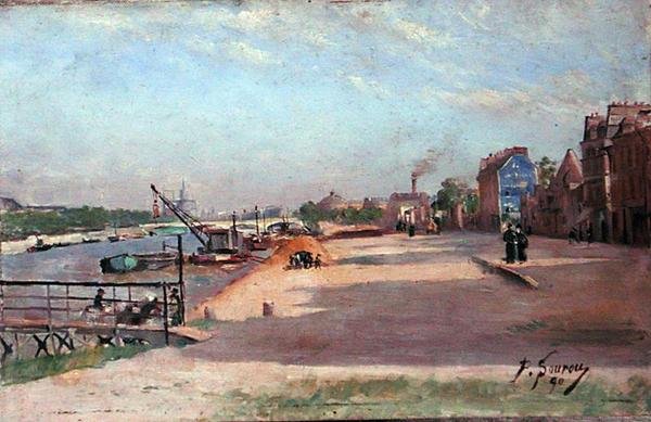 Quai de la Rapee, Paris av Paul Sourou