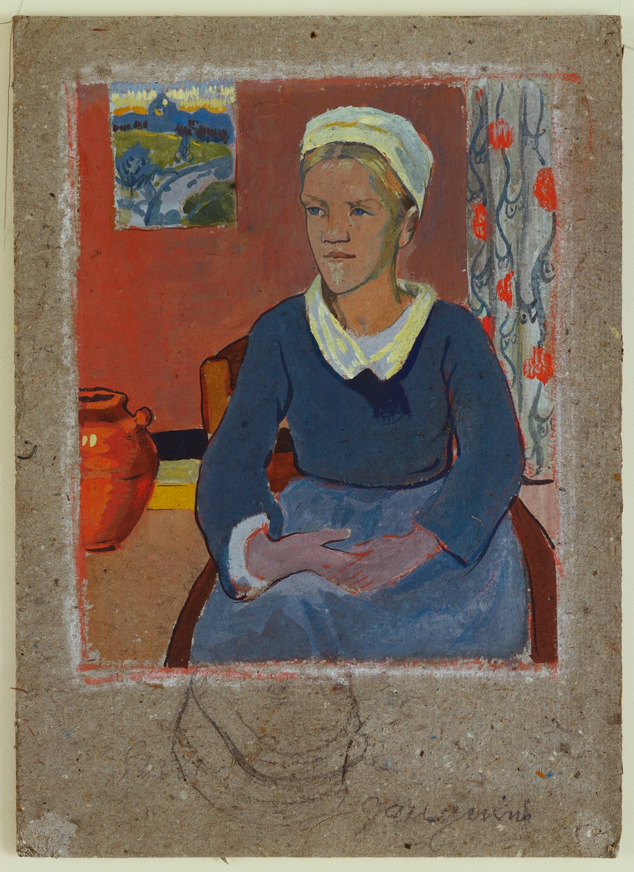 Louise, eller The Breton Servant, 1890 av Paul Sérusier