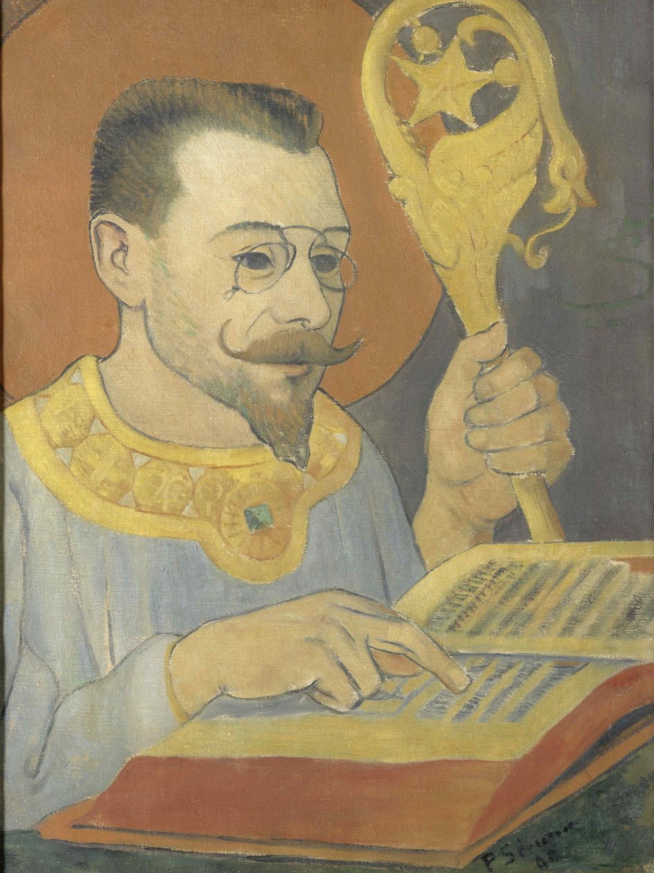 Portrett av Paul Ranson i Nabi-drakt, 1890. av Paul Sérusier