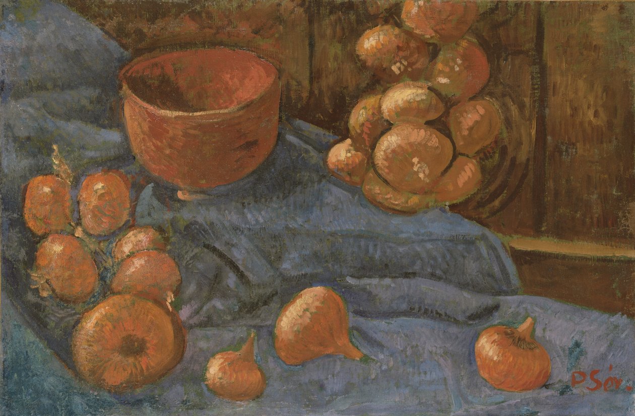 Stilleben med løk, ca. 1896 av Paul Sérusier