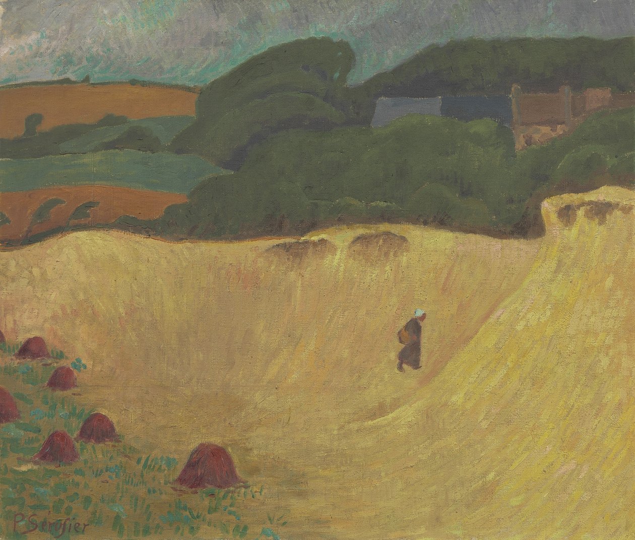 Stranden til Les Grands Sables ved Le Pouldu, 1890 av Paul Sérusier