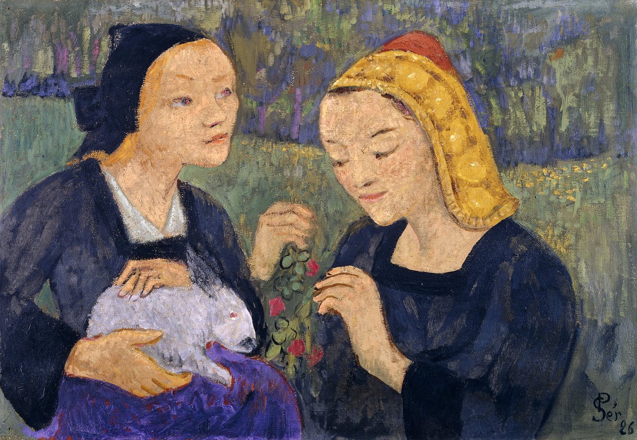 Avgiftene; Les Fees, 1926 av Paul Sérusier