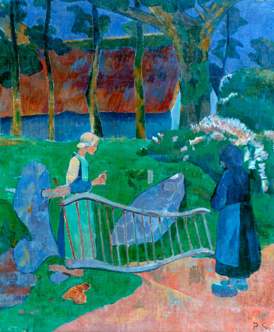 Den blomstrede porten, 1889. av Paul Sérusier