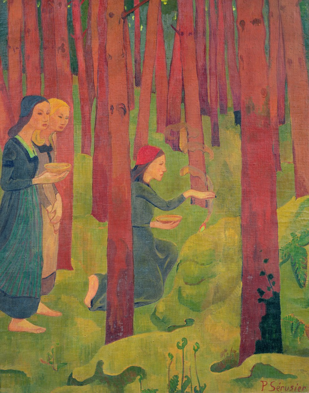 The Incantation, or The Holy Wood, 1891 av Paul Sérusier