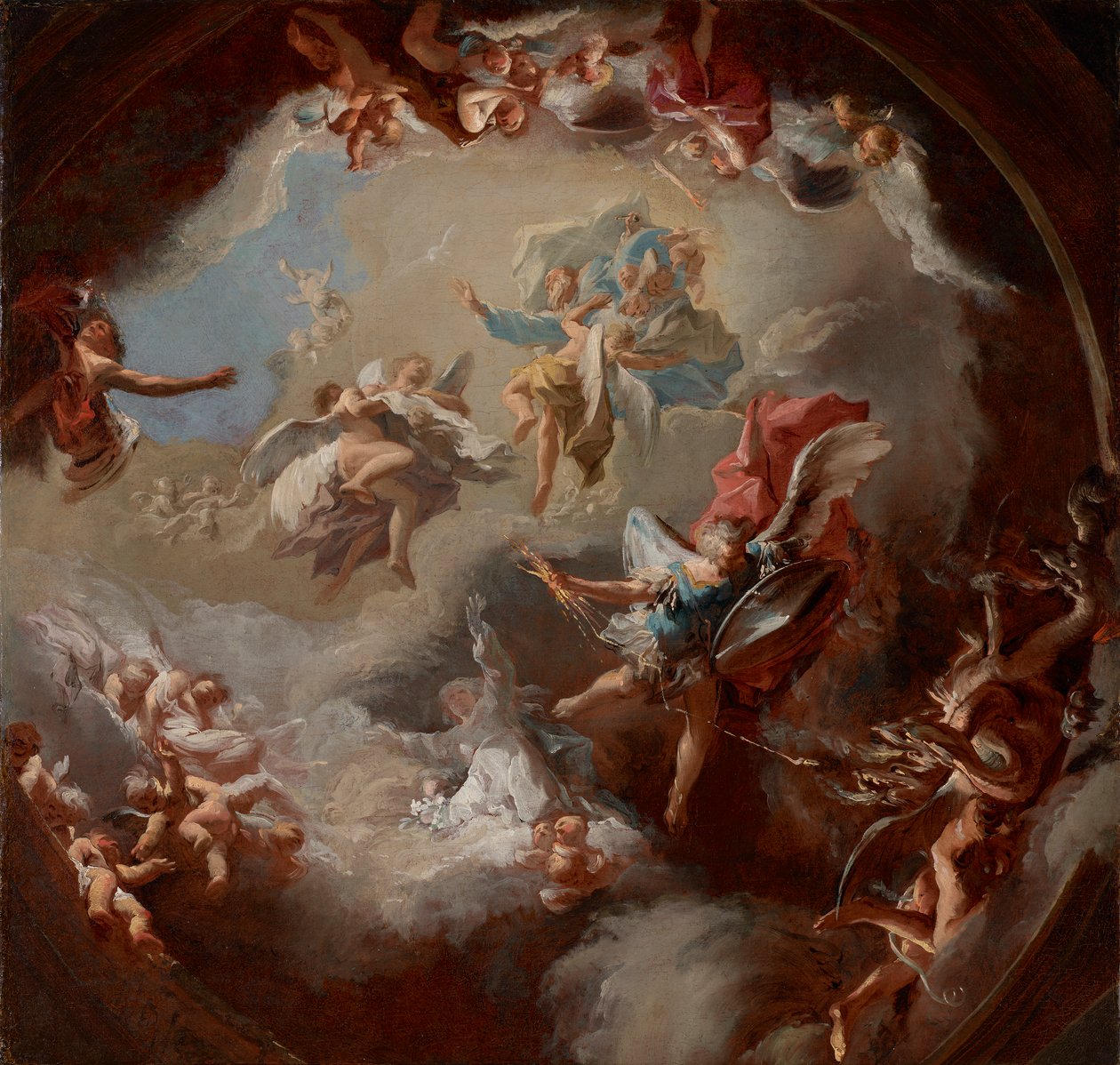 Åpenbaring av Messias fra jomfruen av Paul Troger