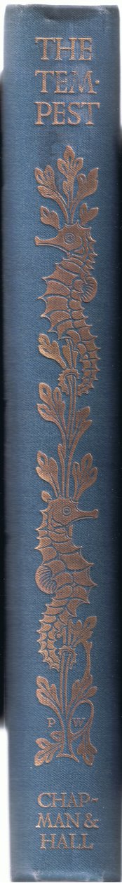 Spine design, illustrasjon fra The Tempest, 1908 av Paul Vincent Woodroffe