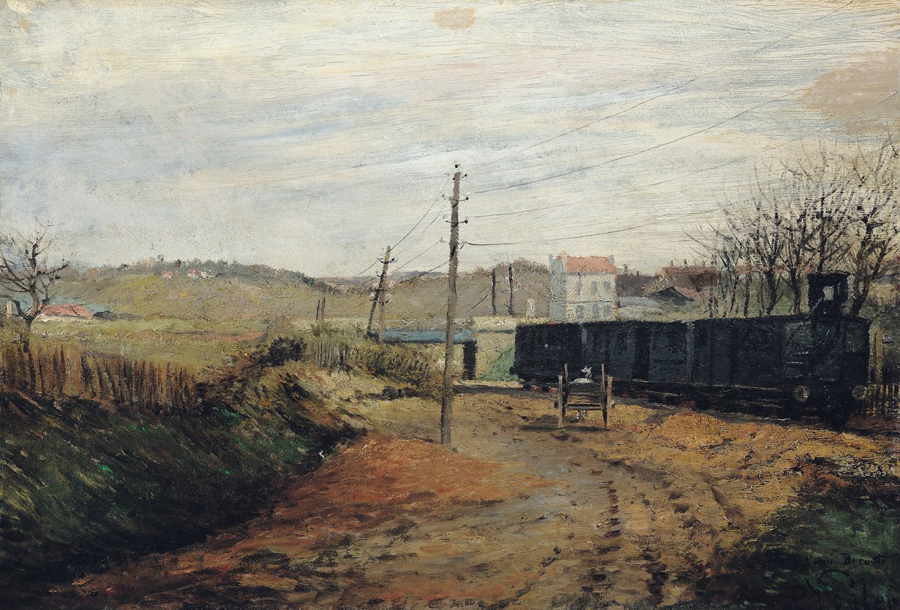Stasjonen i Argenteuil av Paul Vogler