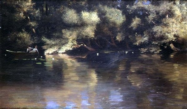 På elven av Paul Wilhelm Keller Reutlingen