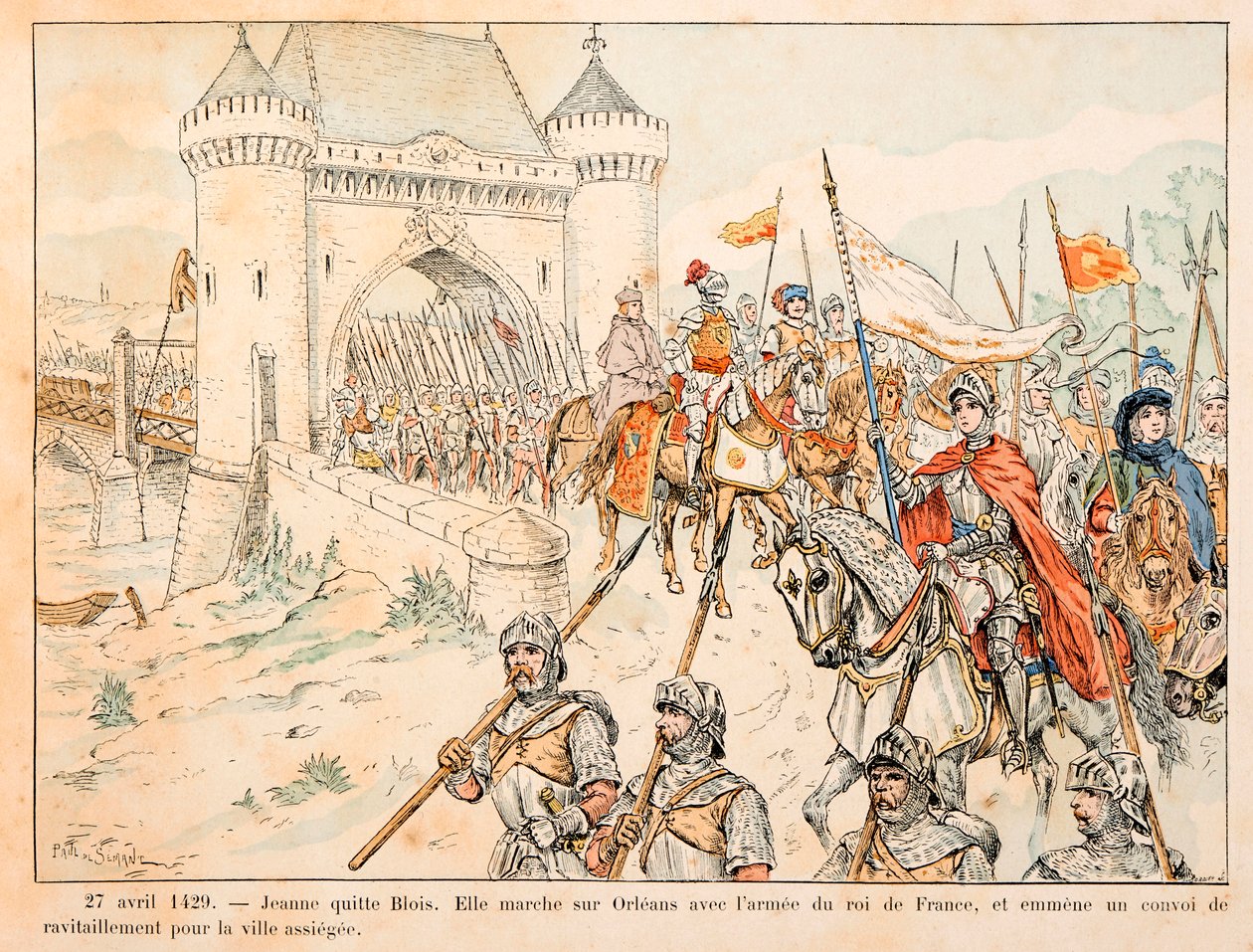 Illustrasjon hentet fra boken "" Jeanne d