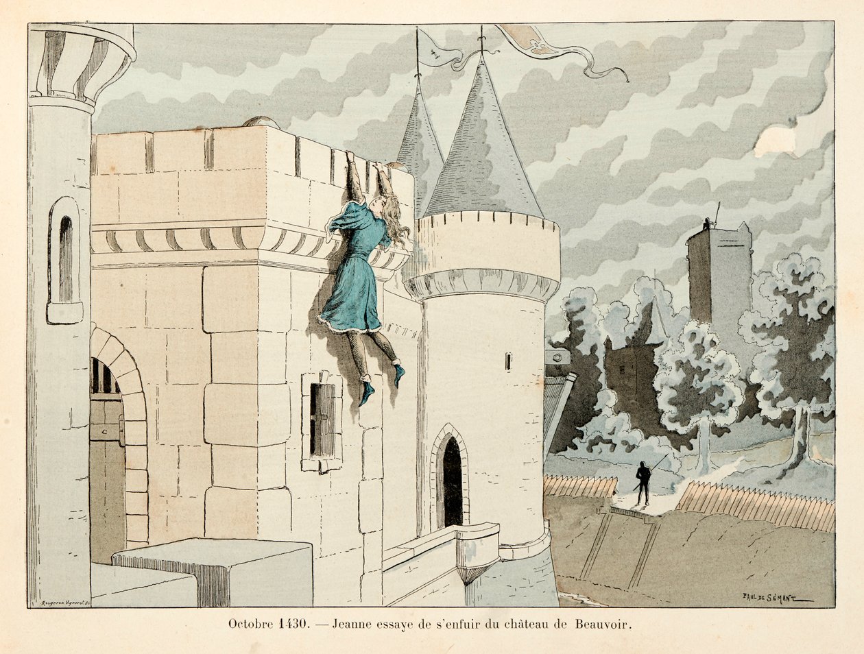 Illustrasjon hentet fra boken "" Jeanne d
