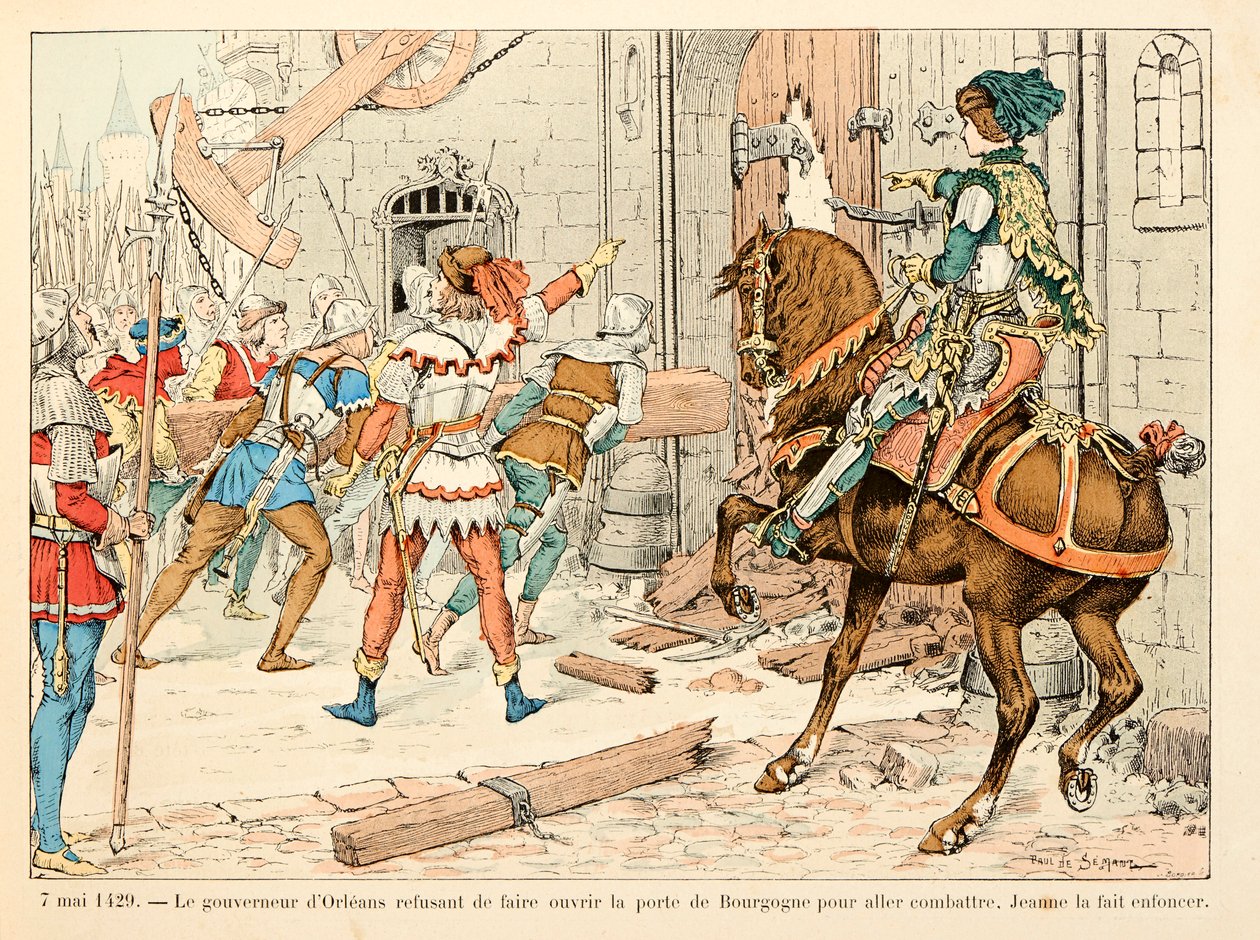 Illustrasjon hentet fra boken "" Jeanne d