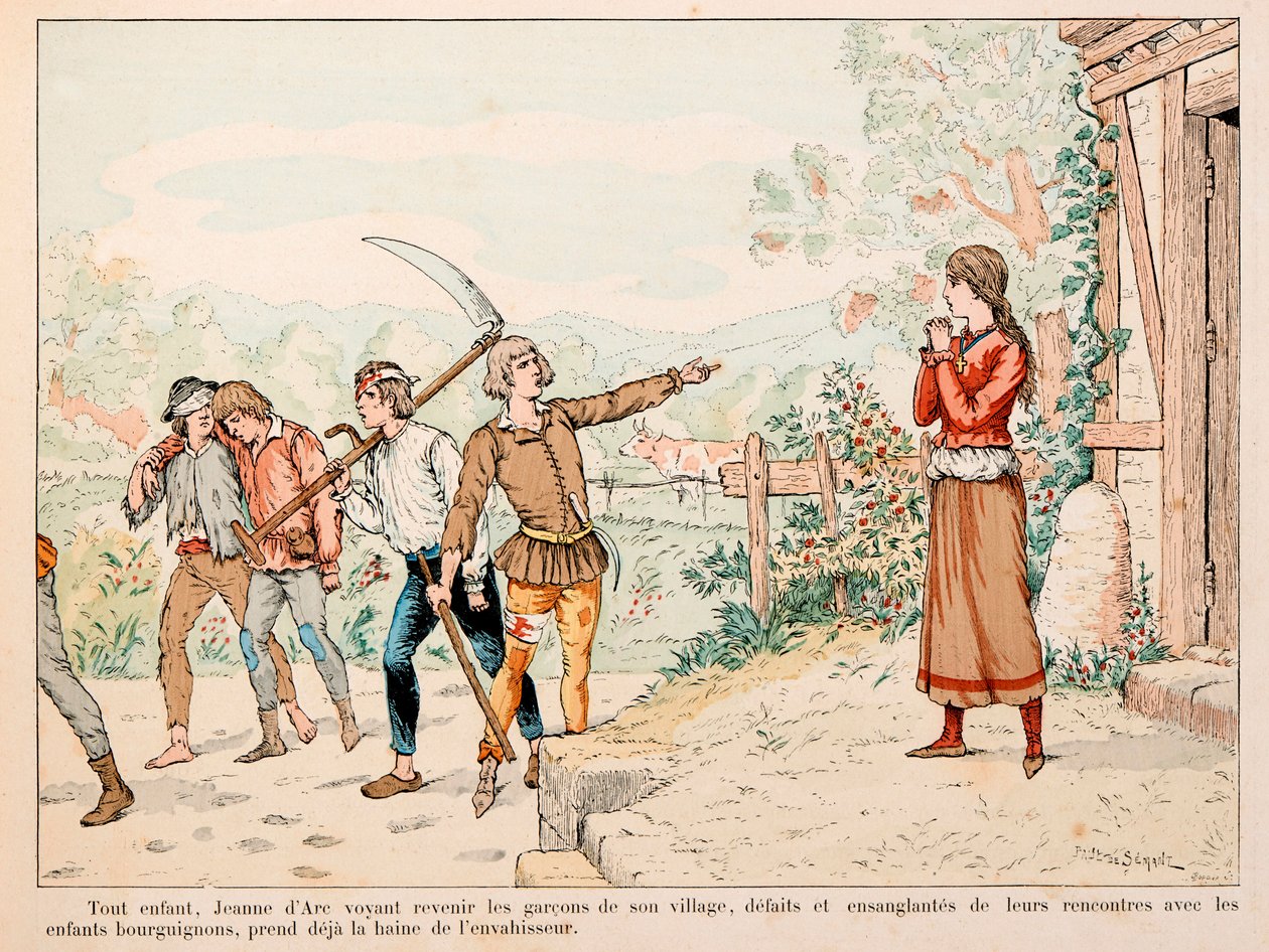 Illustrasjon hentet fra boken "" Jeanne d