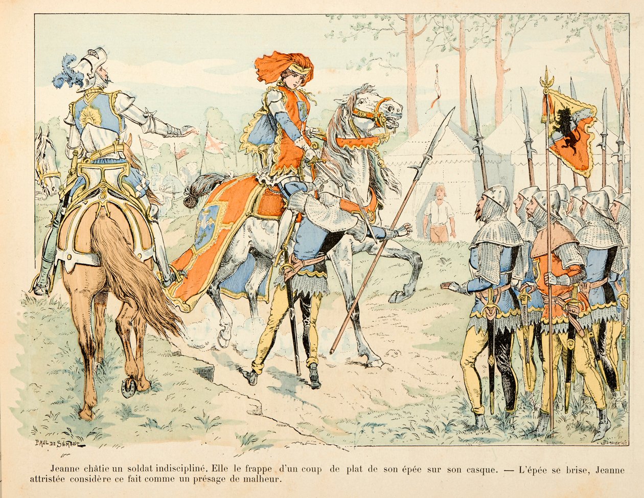 Illustrasjon hentet fra boken "" Jeanne d