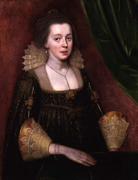 Portrait of a Young Lady, ca. 1620 (olje på panel) av Paul van Somer