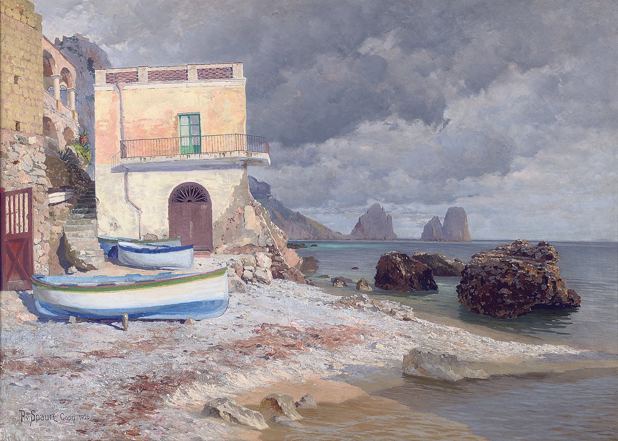 En Capri Villa av Paul von Spaun