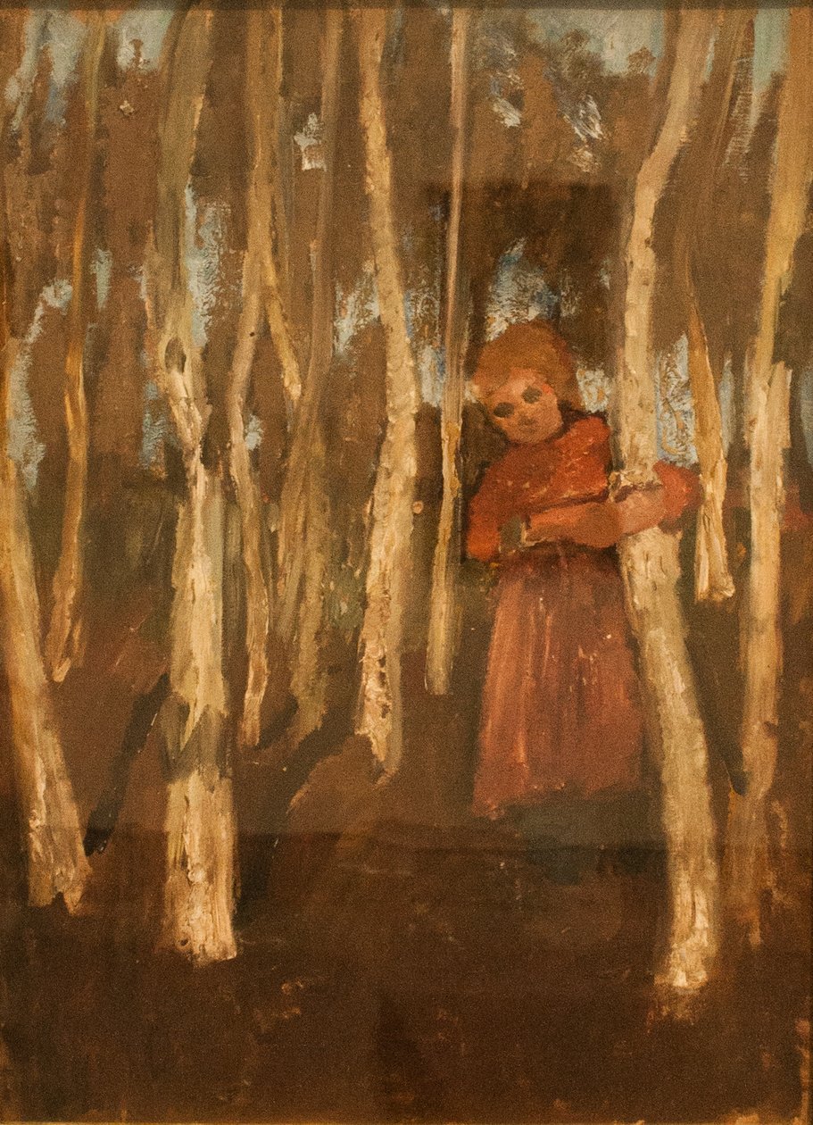 Jente i en bjørkeskog av Paula Modersohn Becker