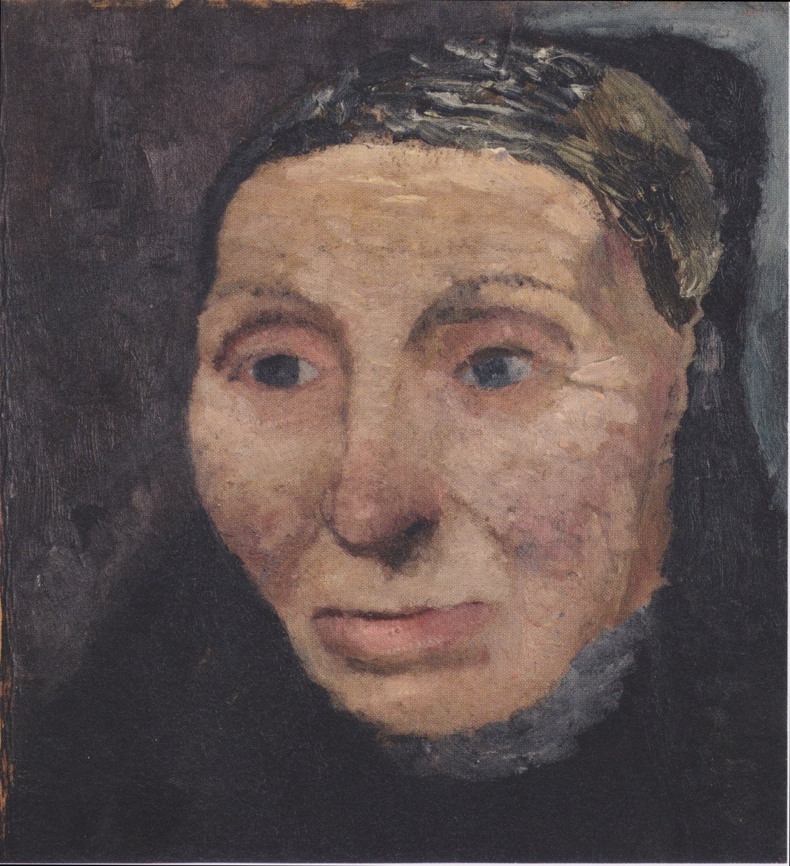 Hodet til en bondekvinne av Paula Modersohn Becker