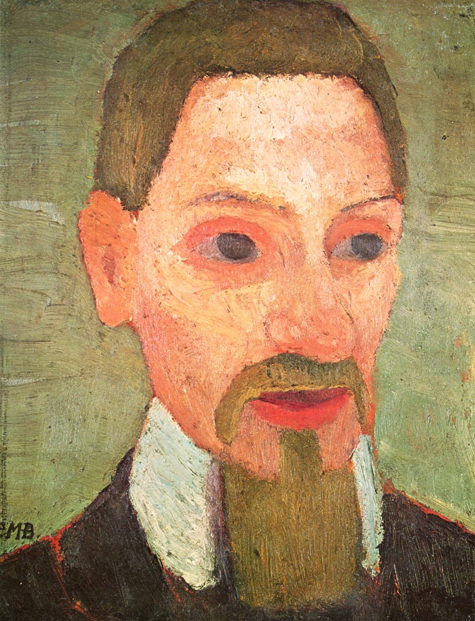 Portrett av Rainer Maria Rilke av Paula Modersohn Becker