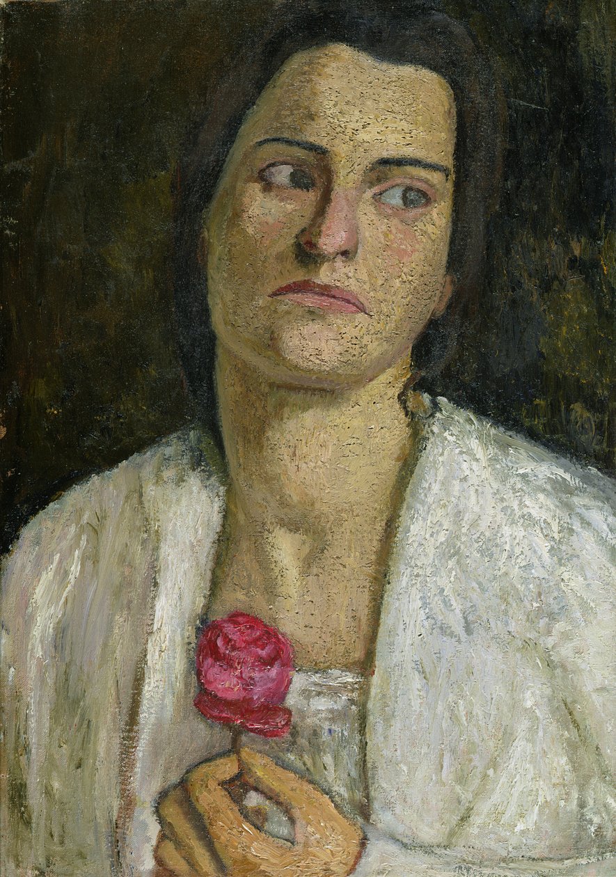 Skulptøren Clara Rilke-Westhoff (1878-1954) 1905 av Paula Modersohn Becker