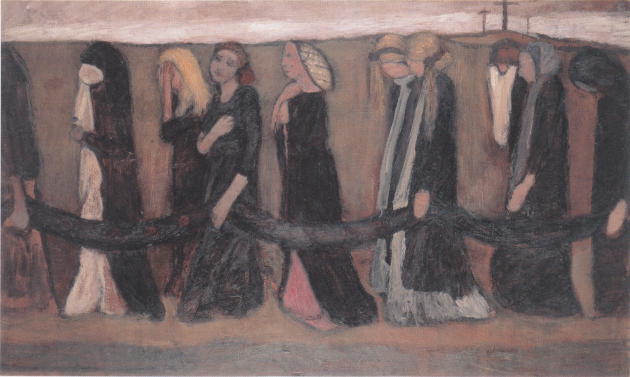 Tren av klagende kvinner av Paula Modersohn Becker