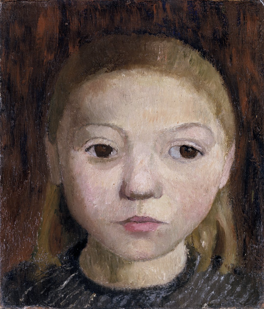 Hodet av en jente av Paula Modersohn-Becker