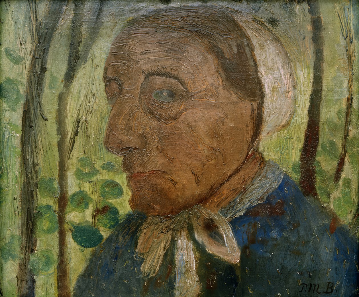 Gammel bondekvinne av Paula Modersohn Becker