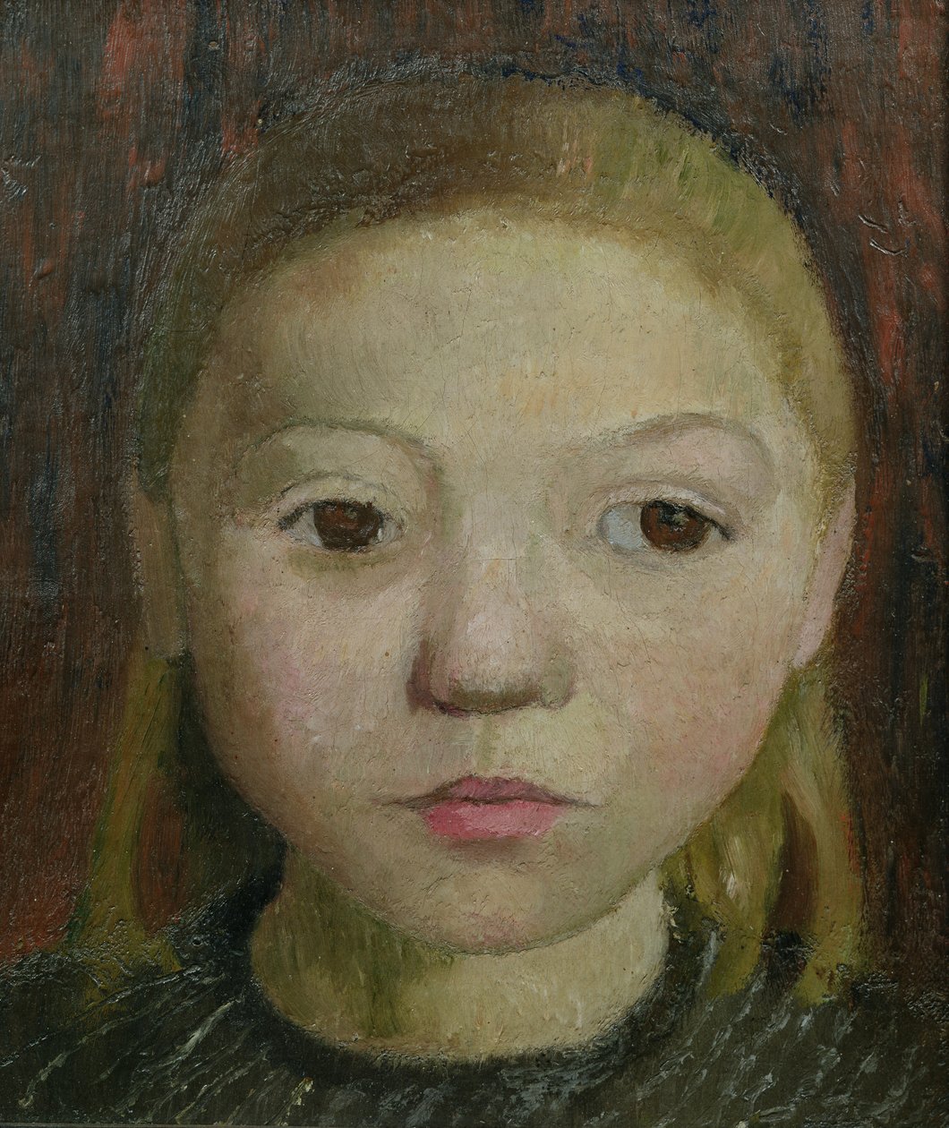 Hodet til en jente av Paula Modersohn Becker
