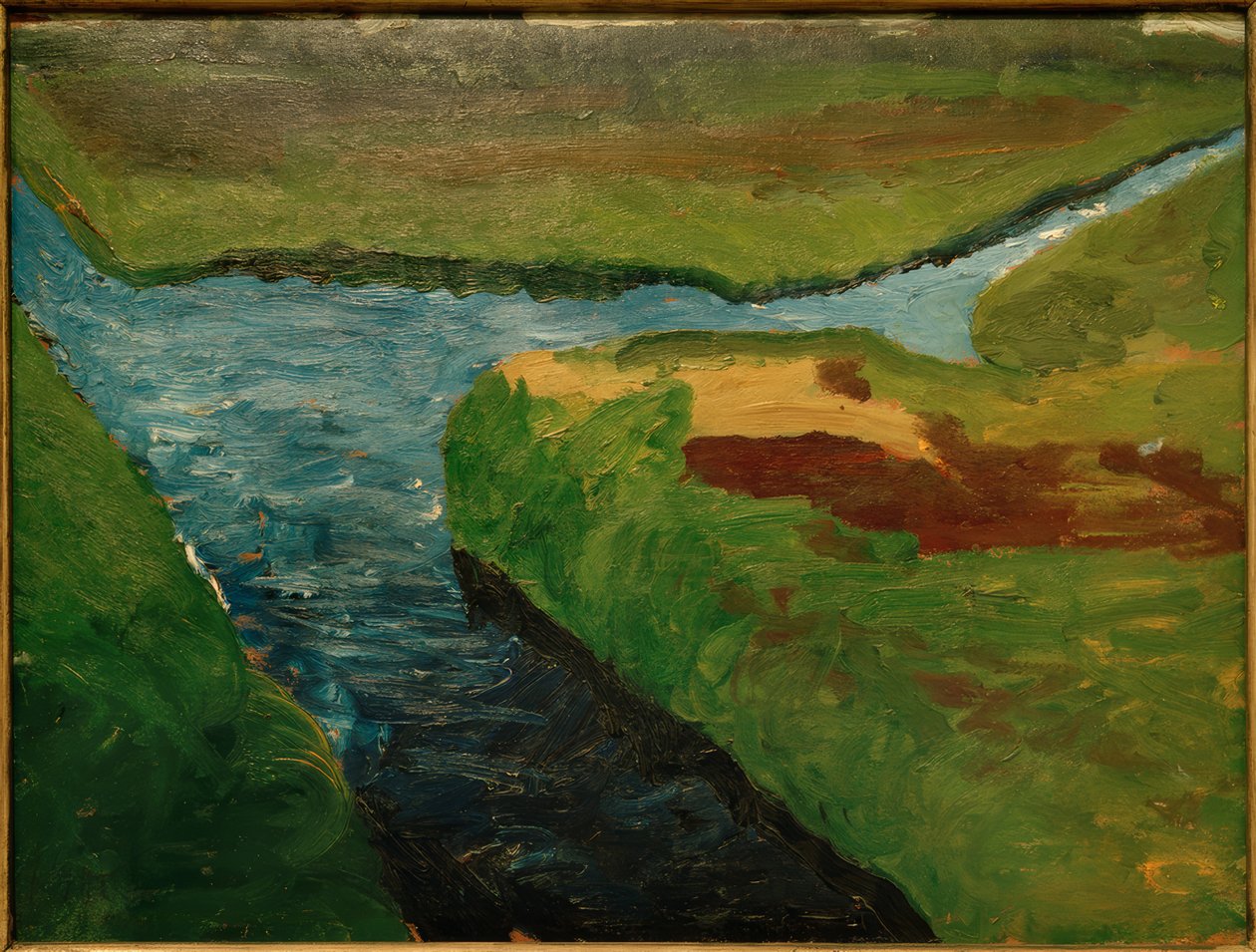 Moorgraben av Paula Modersohn Becker