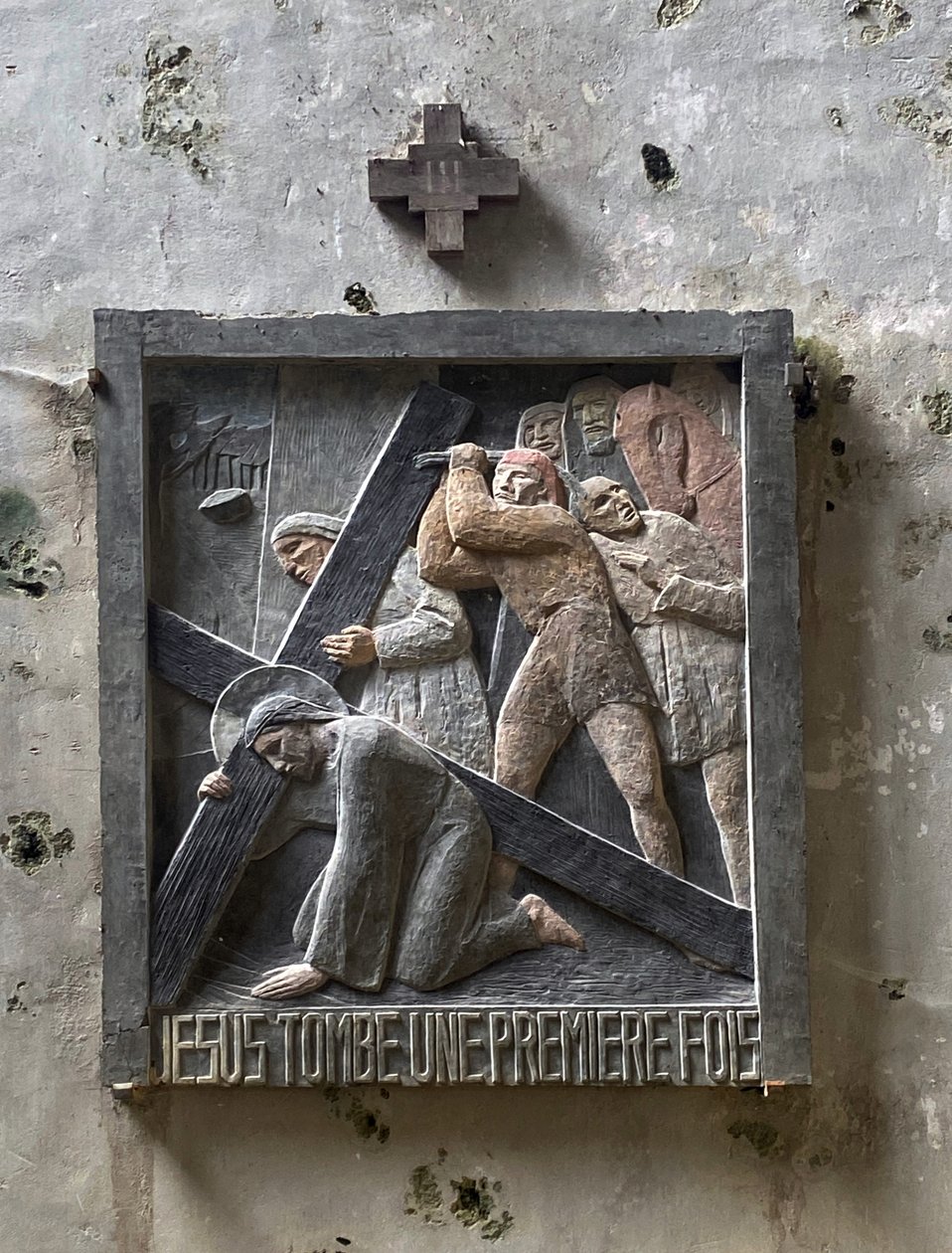 Korsveien, Saint-Mandet kirke, Ferriere-sur-Larçon 1931 av Paule Richon