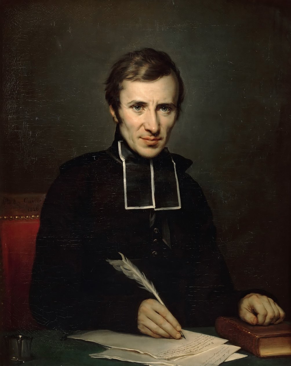 Hugues-Felicite Robert de Lamennais 1782-1854 av Paulin Guérin