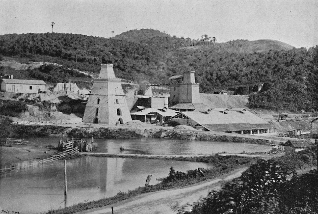 Ovnen til Calieras, kalkovner, 1895 av Paulo Kowalsky