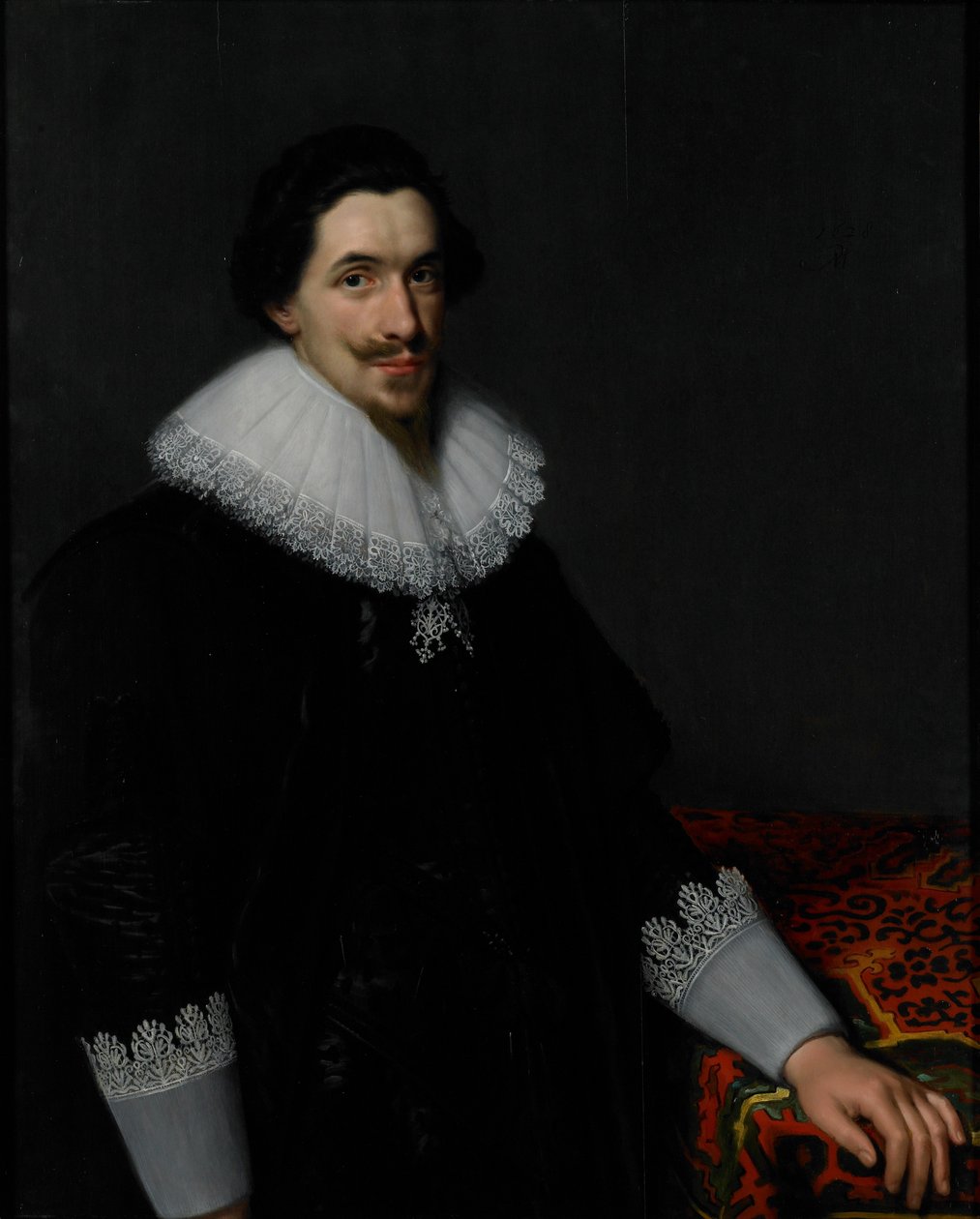 Portrett av Lucas van Voorst, 1628 av Paulus Moreelse