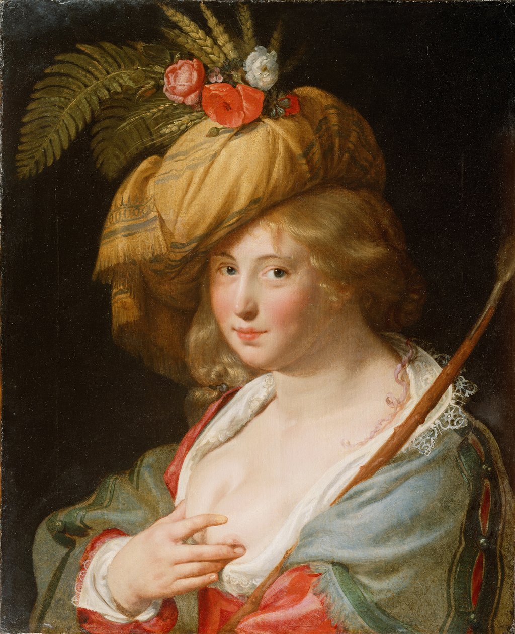 Den unge gjeterinnen av Paulus Moreelse