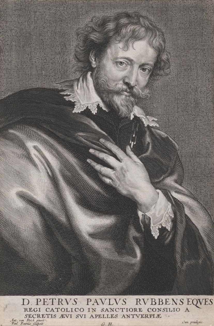 D. Peter Paul Rubbens Knight av Paulus Pontius