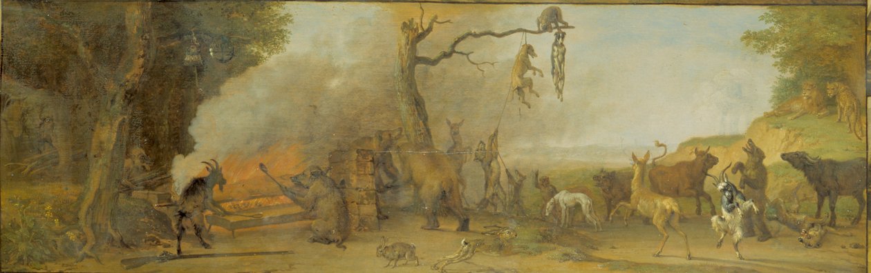 Straff av en jeger av Paulus Potter