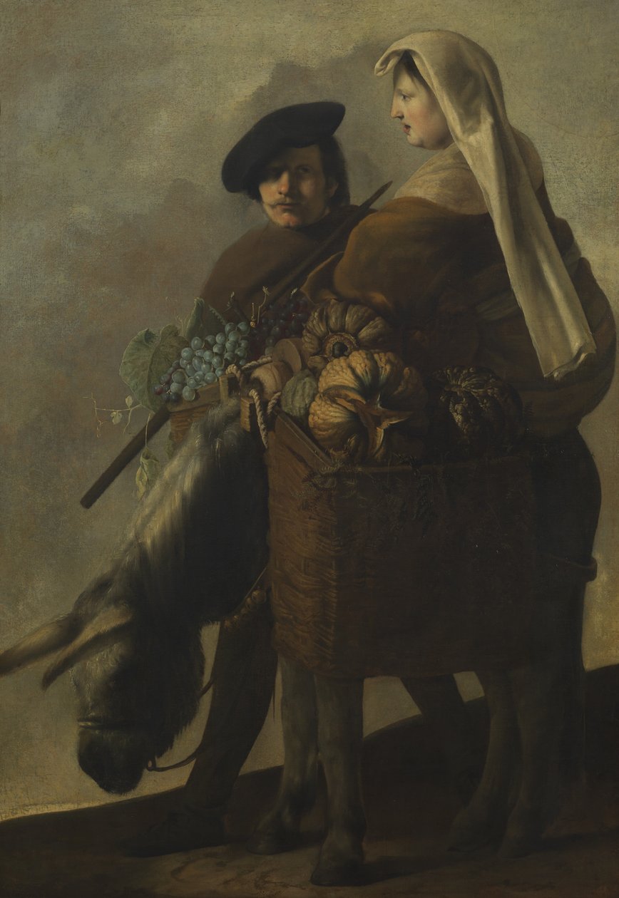 Fruktsamlere, ca.1650 av Paulus Bor