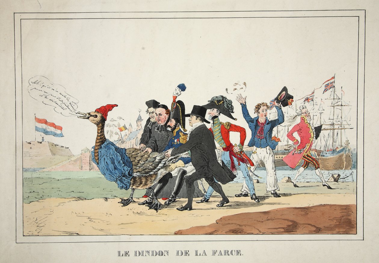 Farsens Tyrkia, pub. 1831 (håndfarget gravering) av Paulus Charles Gerard Poelman