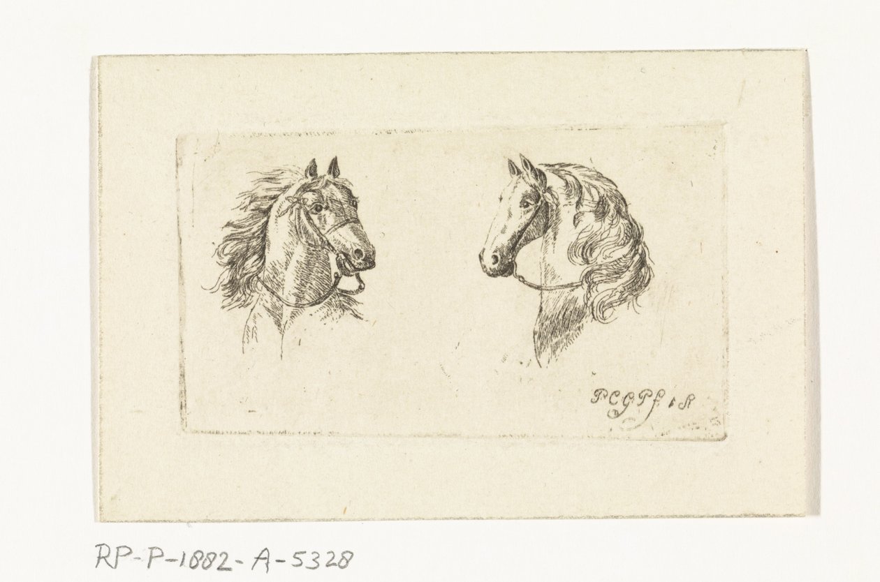 To hestehoder av Paulus Charles Gerard Poelman