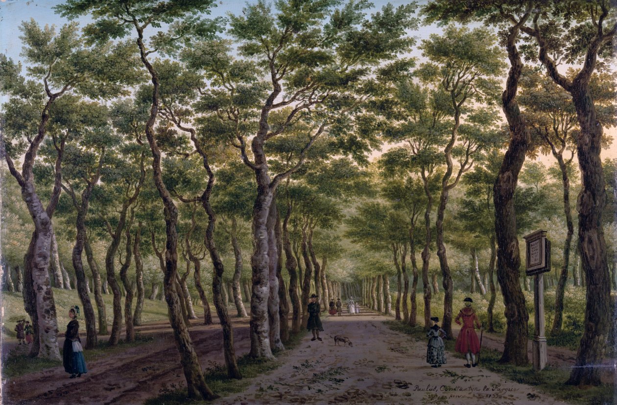 Herepaden i Haagse Bos av Paulus Constantin La Fargue