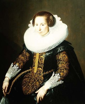 Portrett av Catharina van Voorst (1595-1650) av Paulus Moreelse