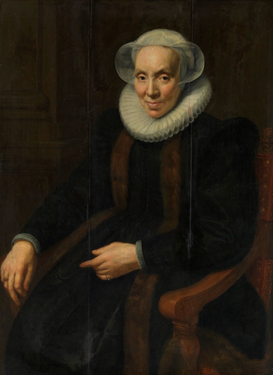 Portrett av Maria av Utrecht (ca. 1552/53-1629) av Paulus Moreelse