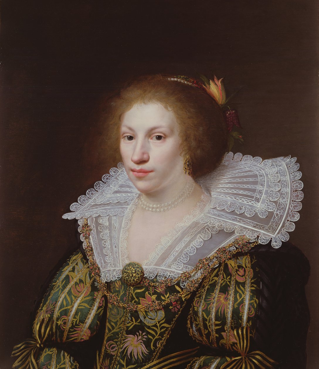 Portrett av en ung kvinne av Paulus Moreelse