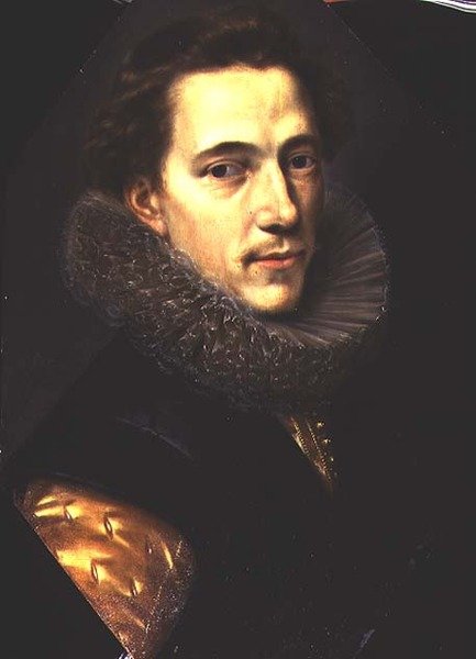 Portrett av en mann med ruff av Paulus Moreelse