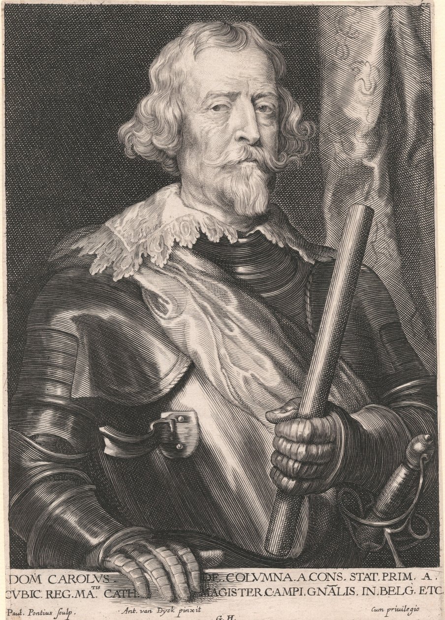 Carolus de Columna av Paulus Pontius