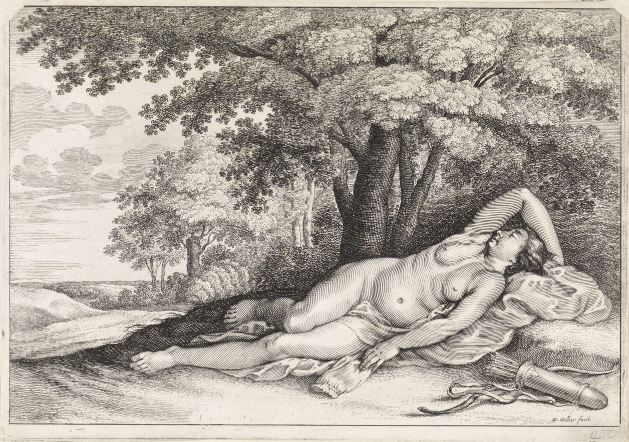 Diana als jageres av Paulus Pontius