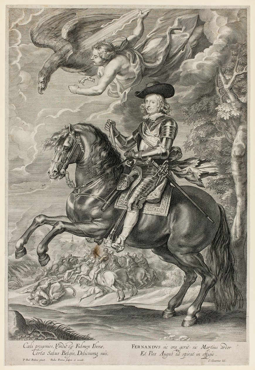 Ferdinand av Østerrike til hest av Paulus Pontius